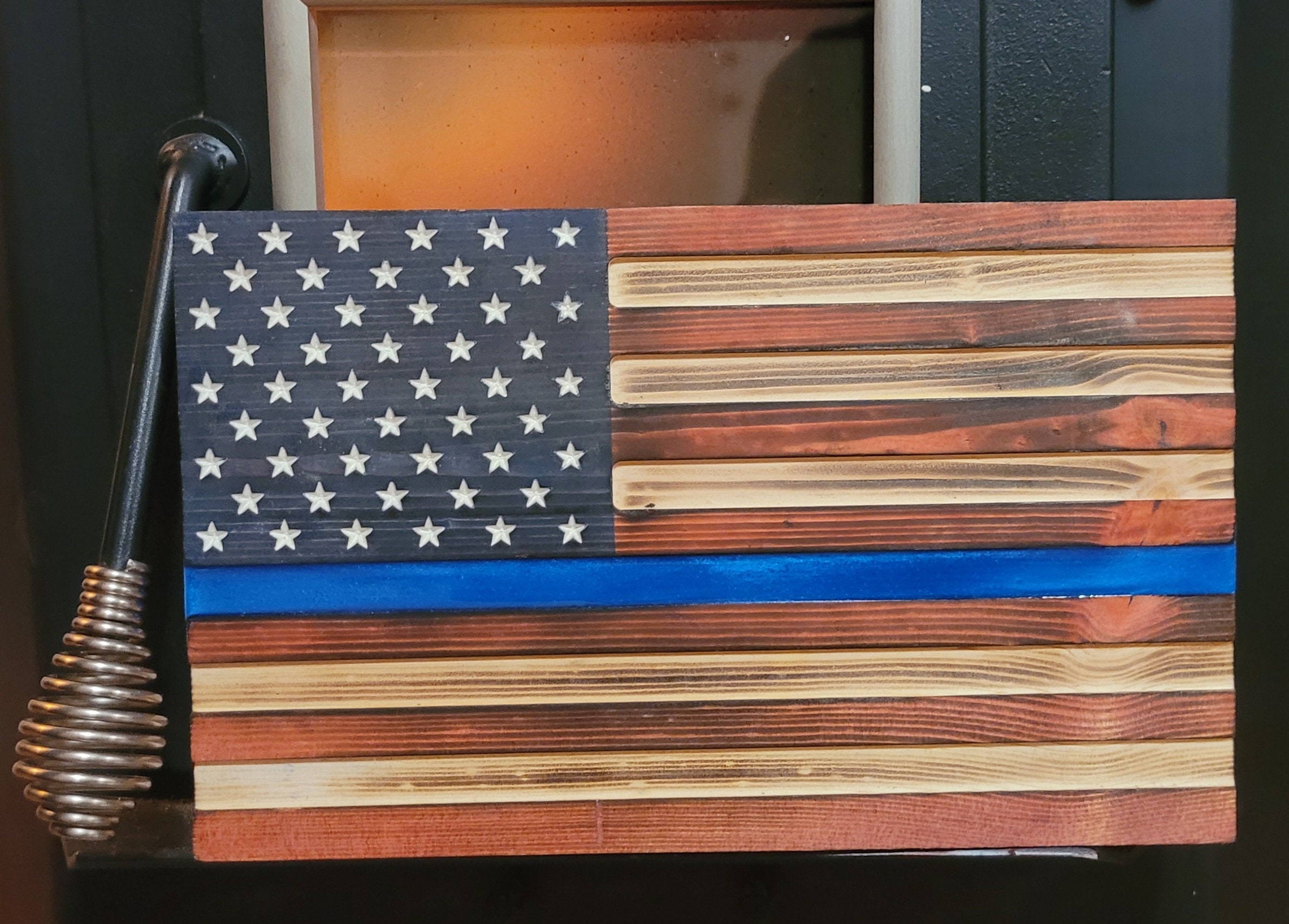 Blue Line Concealed Gun Case 40 OFF American Flag Custom Etsy