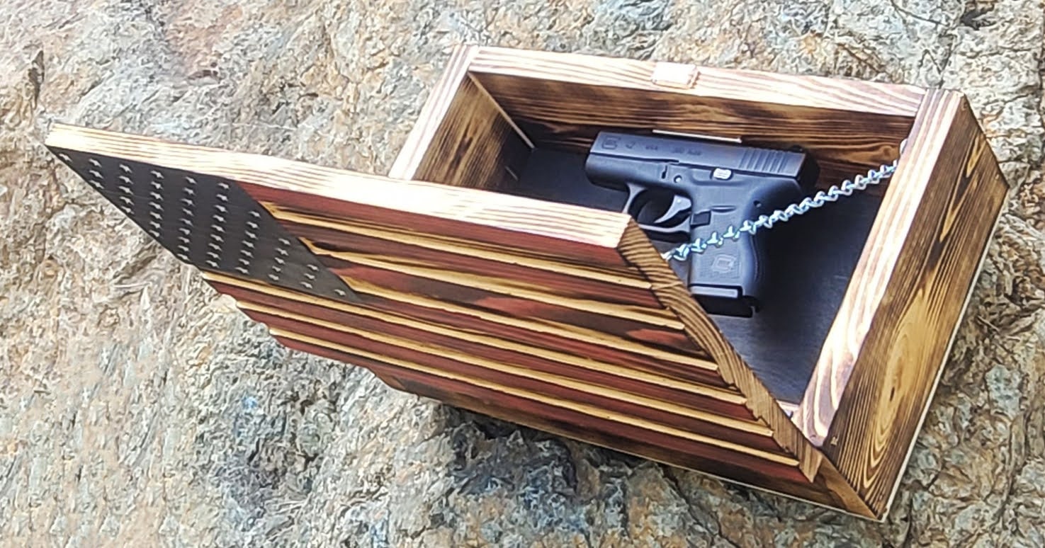 Blue Line Concealed Gun Case 40 OFF American Flag Custom Etsy