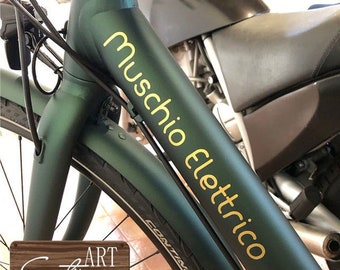 Stickers Mountain Bicycle Name Stickers x2 Cycle Customised Name Decals Bike