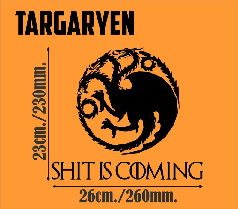 Game of Thrones Sticker for Toilet Seat Bathroom Vinyl Home Etsy
