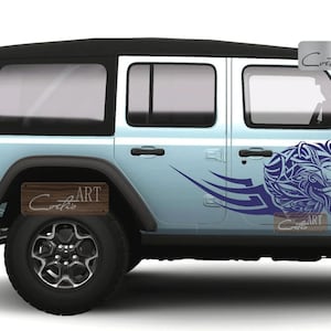 Auto Set Maori LEONE Il Re degli Animali Adesivi Auto Van Camion Camper Caravan Decalcomania Vinile Scelta di tre dimensioni Campervan RV Motorhome