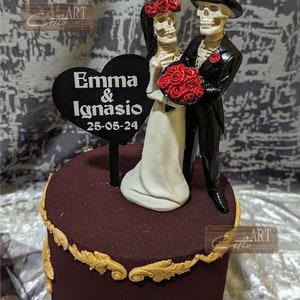 Matrimonio Sposa Sposo Wedding Cake Topper Topper Torta Sposi e Cane  Wedding Cake Silhouette Topper Bastoncini Torte Buon Compleanno Decorazioni  Per