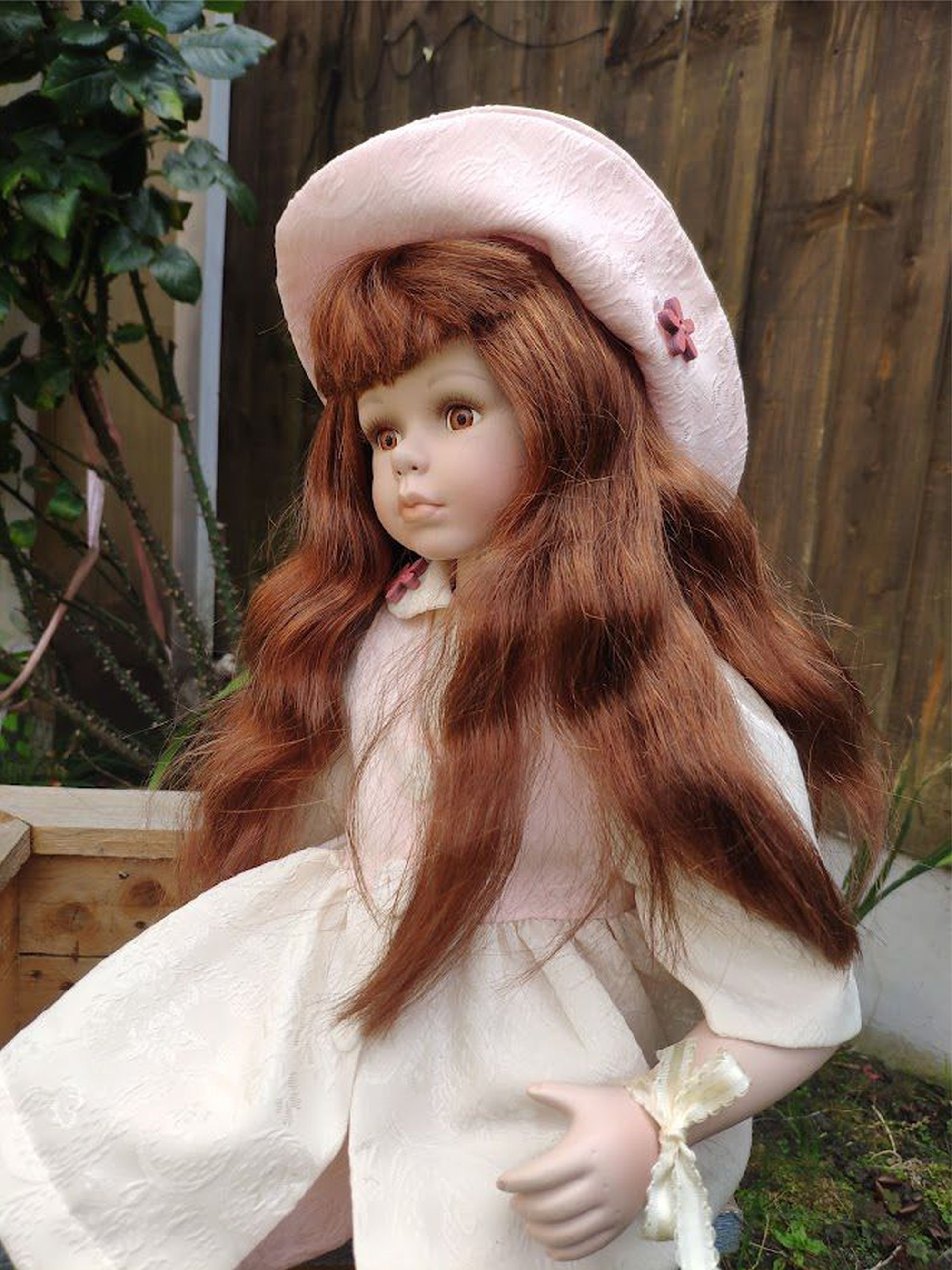 Vintage Porcelain Doll: 1990s Retro Collector's Item, H- 19.29