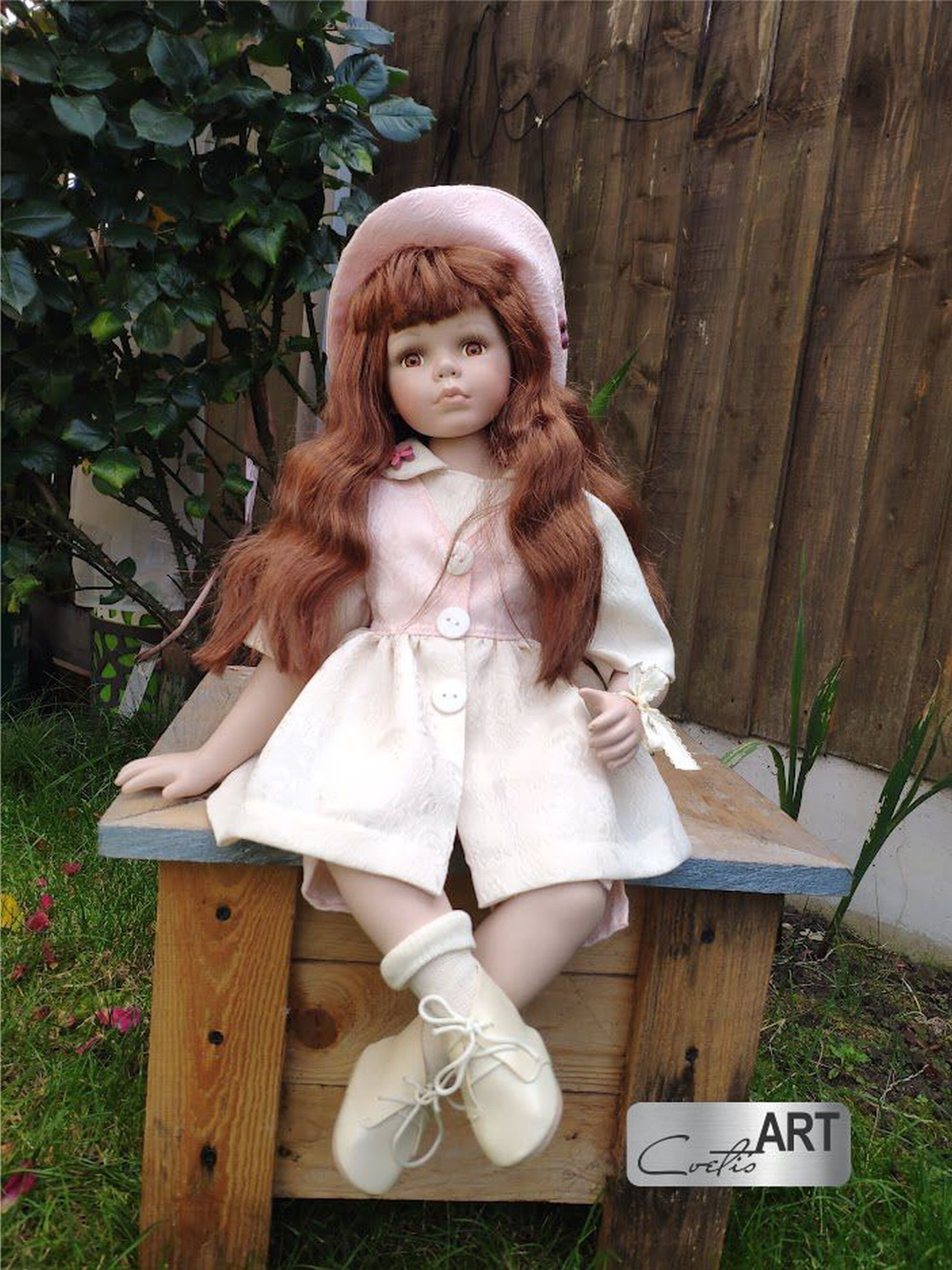 antique doll ୨୧ .·*° アンティーク ペグドール antique doll
