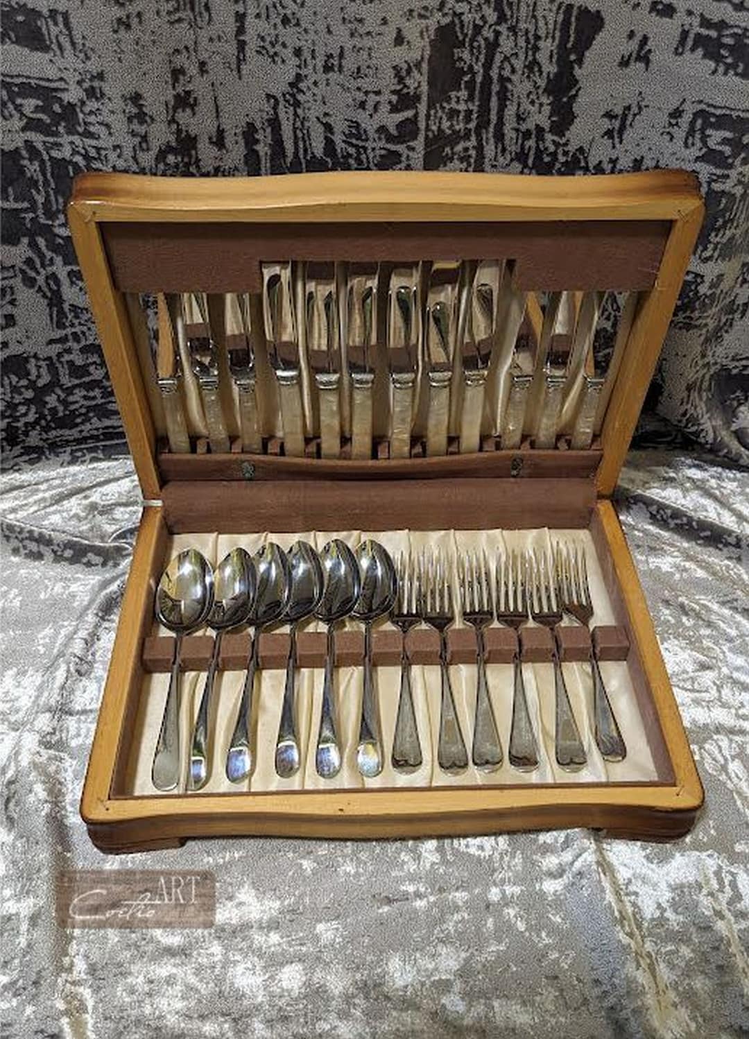 Antique Vintage Cutlery Sets Rodd Silver Plated Cutlery Set
