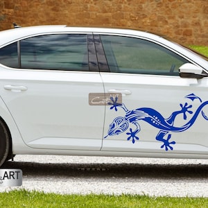 Lizard Gecko Vinyl Decals: Maori Style Van Camper Graphics