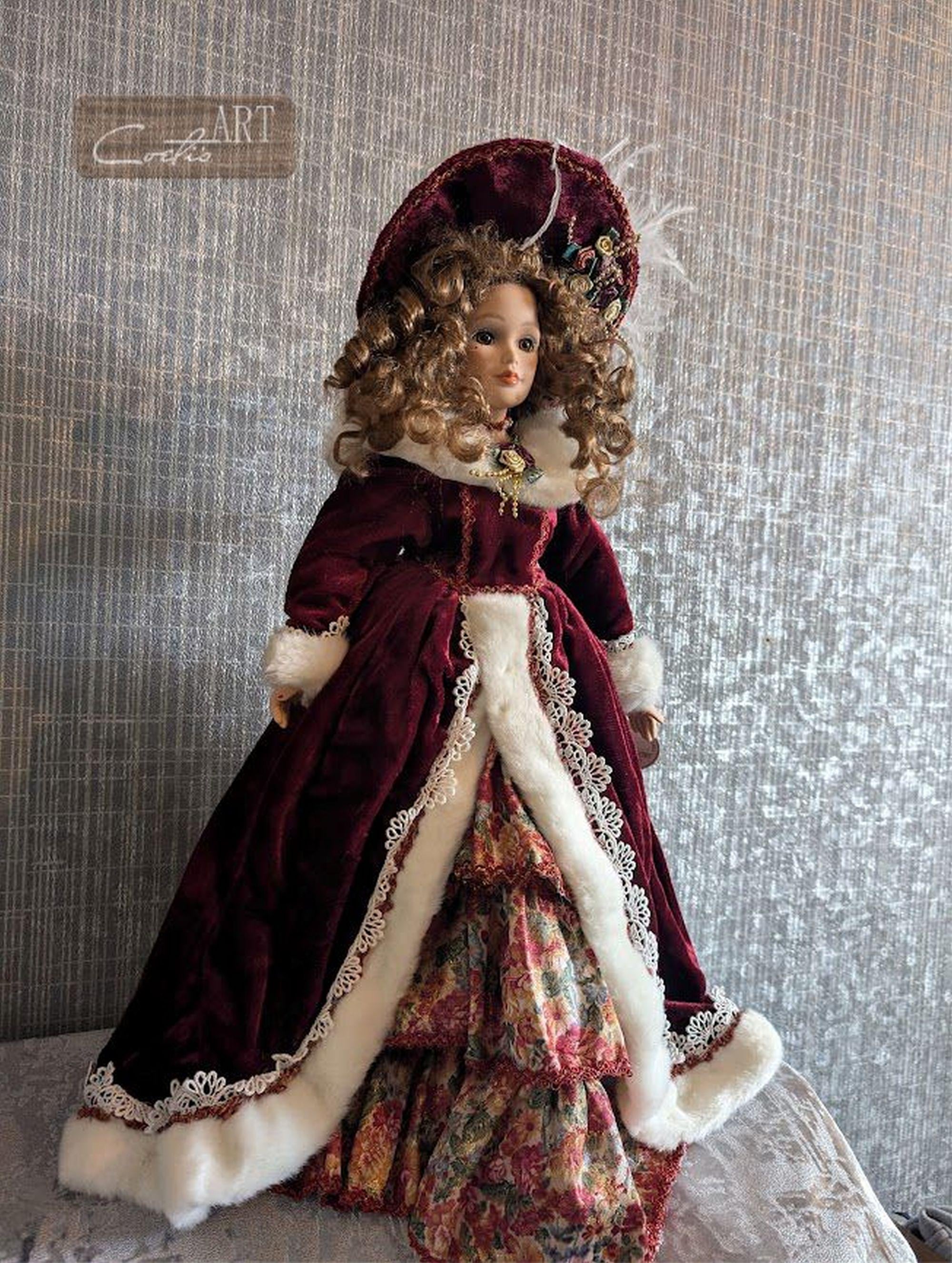 Vintage Victorian Porcelain Doll Charlotte- Knightsbridge
