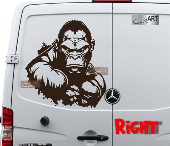 Adesivo Per Auto Della Razza CANE CORSO In Posizione Eretta