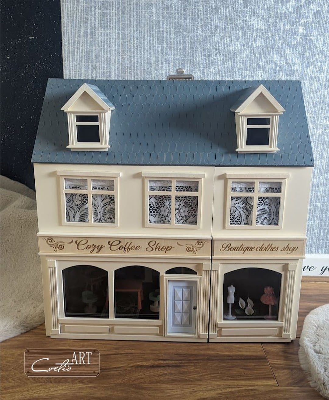 Dollhouse Casa Bambole Usata Casa Delle Bambole In Legno