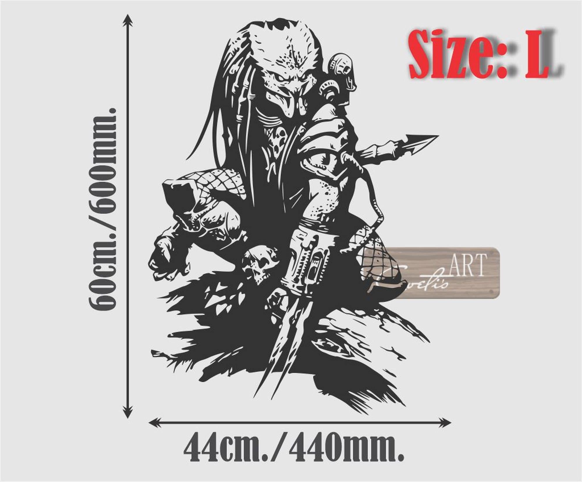 Alien Predator Vinyl Decal: for Car, Van, Jeep, Camper RV Motorhome ...