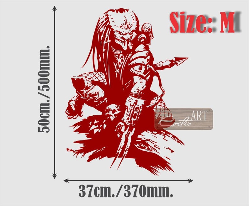 Alien Predator Vinyl Decal: for Car, Van, Jeep, Camper RV Motorhome ...