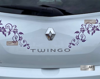 Juego de pegatinas de flores de lirio para coche: pegatinas florales para coches, Jeeps, furgonetas y autocaravanas.