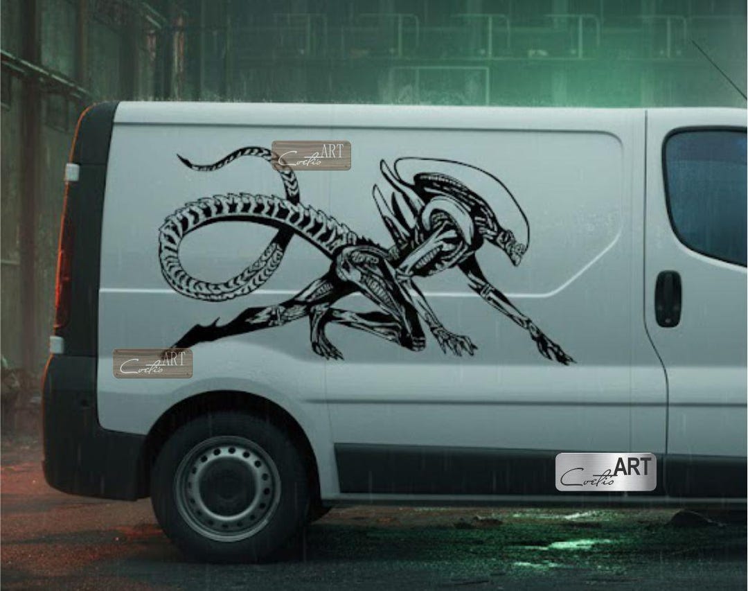 X2, Set Alien Out of the Shadows Car Decal: Vinyl RV Camper, Jeep, Van ...