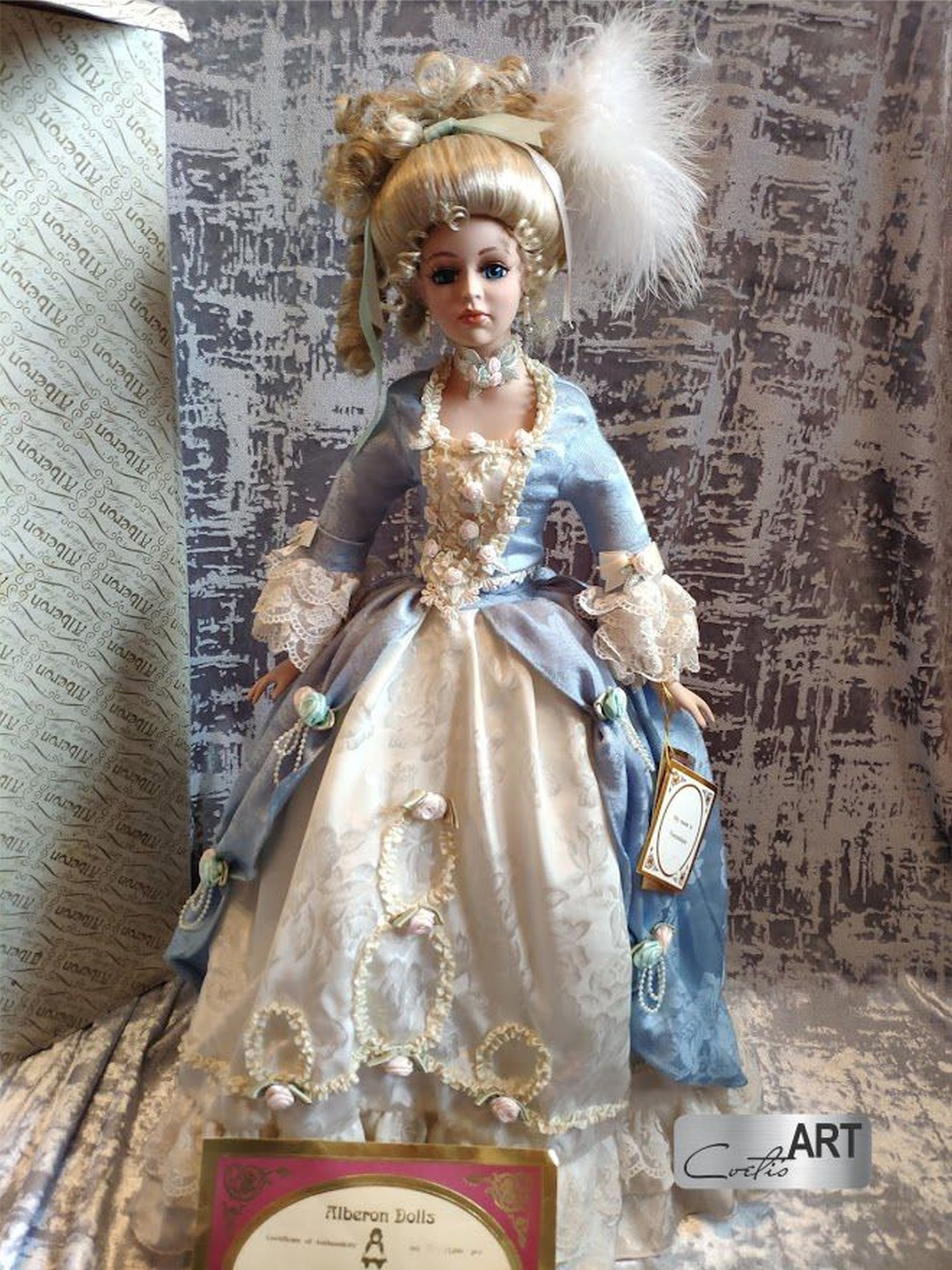 Large Lovely Vintage Porcelain Victorian Doll ' - Etsy Norway