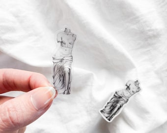 Pegatina de Venus de Milo / Vinilo impermeable de la diosa griega Afrodita