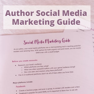Social Media Guide for Authors & Book Marketing