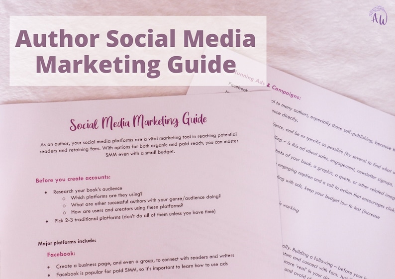 Social Media Guide for Authors & Book Marketing image 1