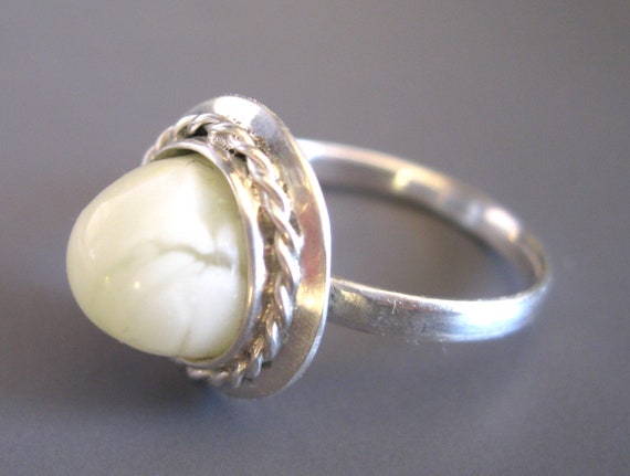 Bague Vintage En Argent Massif 925 URSS - Taille 54 - Style Chevalière élégante - Occasion