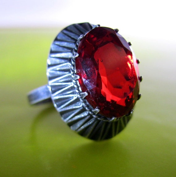 Bague d'argent soviétique vintage avec perles, 925 pr URSS. Cadeau, cadeau pour elle, cadeau