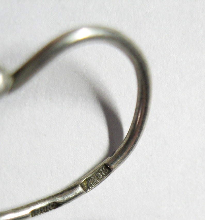 SUPER Unique Earrings Silver 875 AMAZING! - Etsy