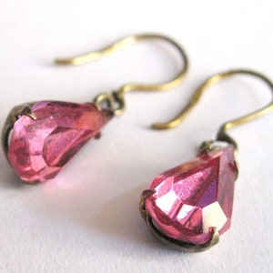 Vintage Beautiful Earrings Silver 875 USSR