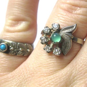 Superbes bagues vintage en argent 925.