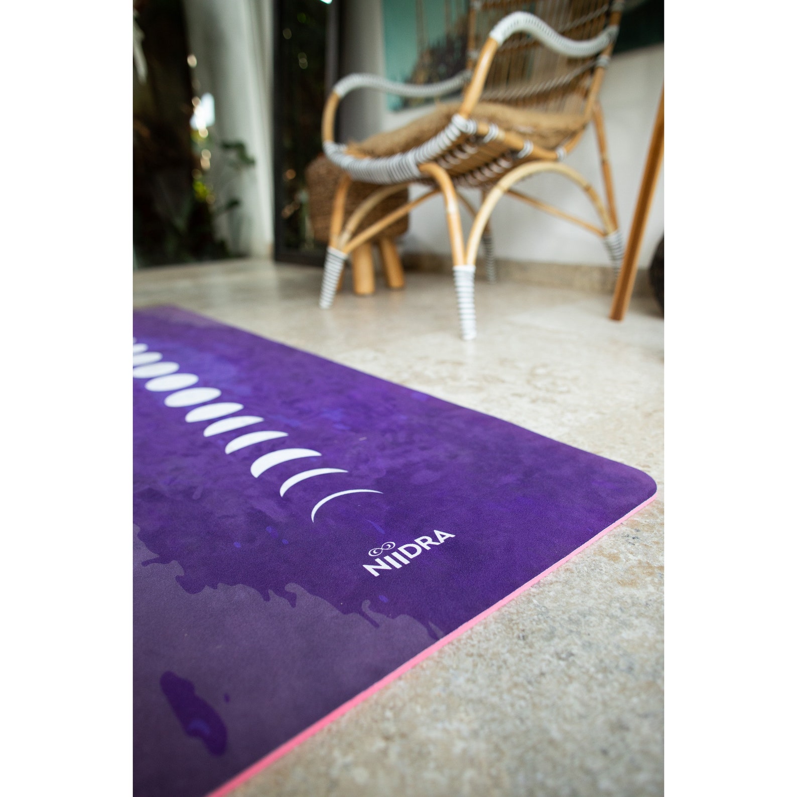 Moon circle yoga mat TPE microfiber yoga mat thick yoga Etsy