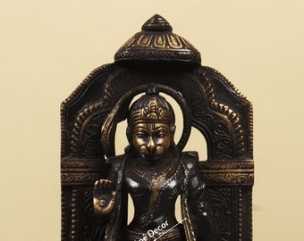 Messing Hanuman Idol - 22 cm Bajrang Bali Statue
