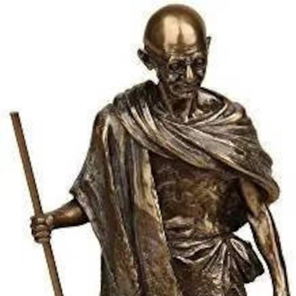Mahatma Gandhi Ji Statue - Indischer Freiheitskämpfer Figur - Vater der Nation Skulptur - Gewaltfreie Prediger - Ahinsa Anhänger Moorti
