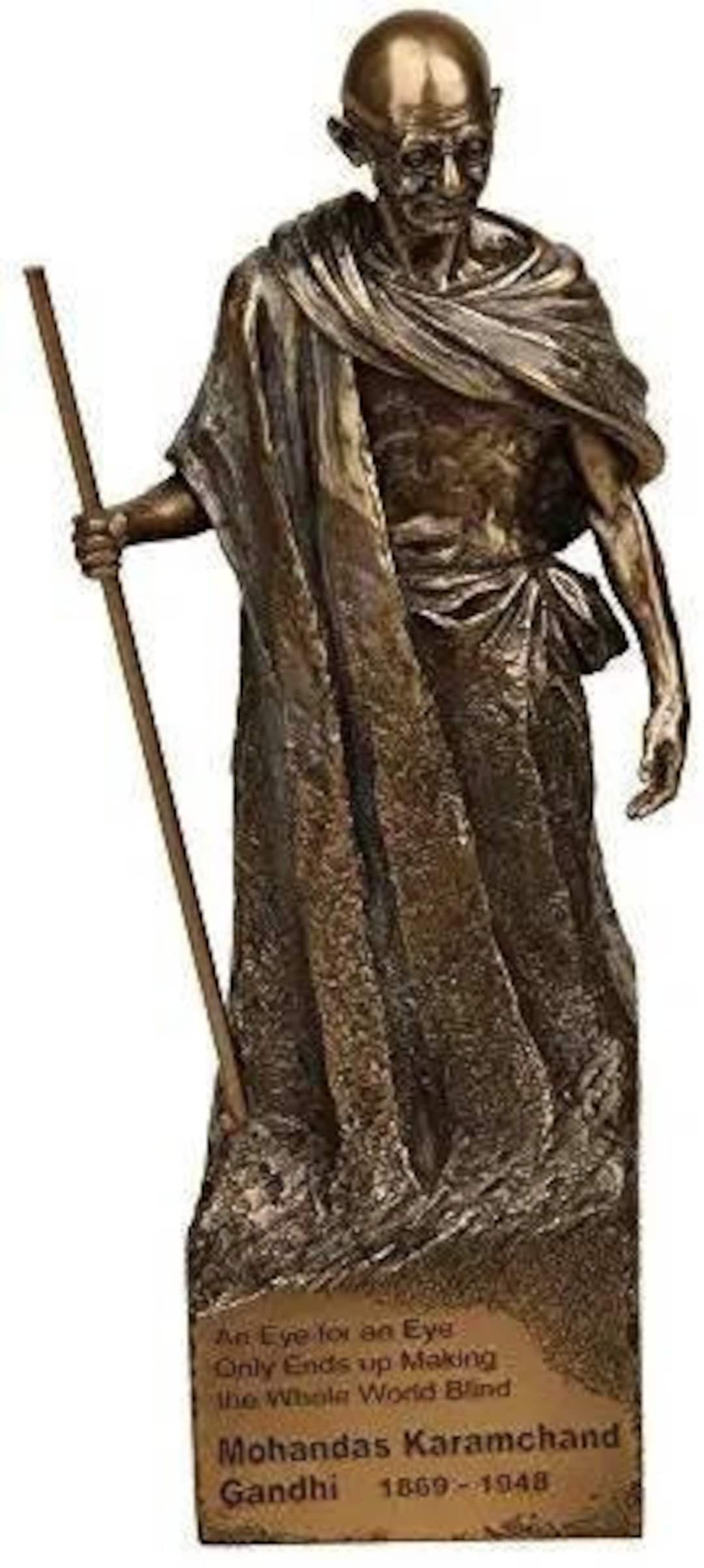 マハトマ・ガンジー像 - インドの自由の闘士の像 - 国家の父の彫刻