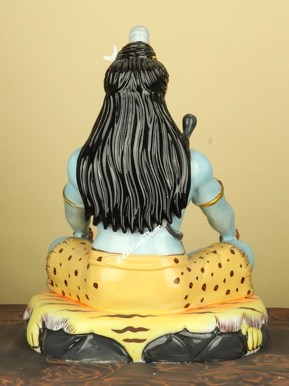 Lord Shiva Statue – Marble Dust Mahadev Idol, 18 Inch Figurine - Etsy