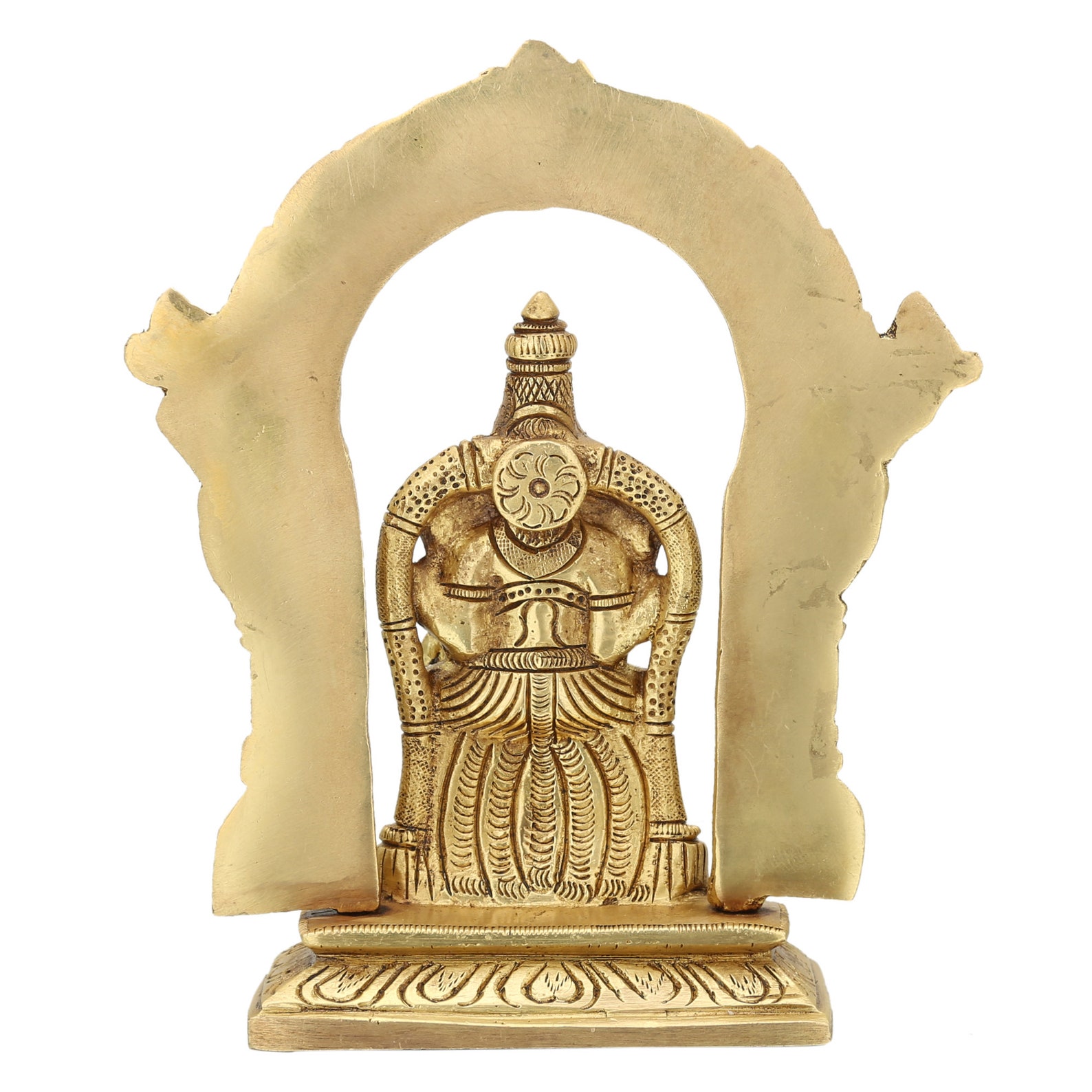 Brass Maa Padmavati Devi Statue Blessing Ma Lakshmi Etsy