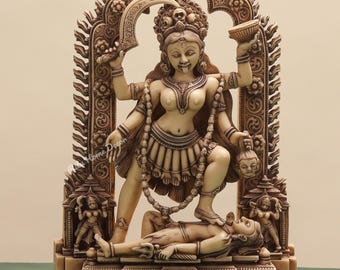 8インチ カーリー像: ヒンドゥー教の女神カリカ アイドル - Etsy 日本