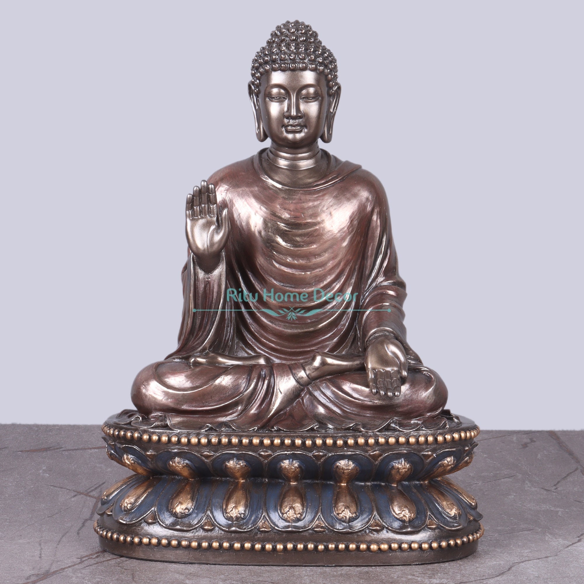 Tapisserie Murale bouddha Abhaya Mudrā - La Maison de Bouddha