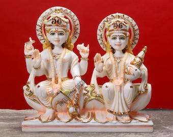 【健康・長寿・子宝】 瑪瑙⭐️月⭐️白シュガー⭐️トルマリン共生⭐️台座付き N111 Lord Vishnu Lakshmi Idol -12