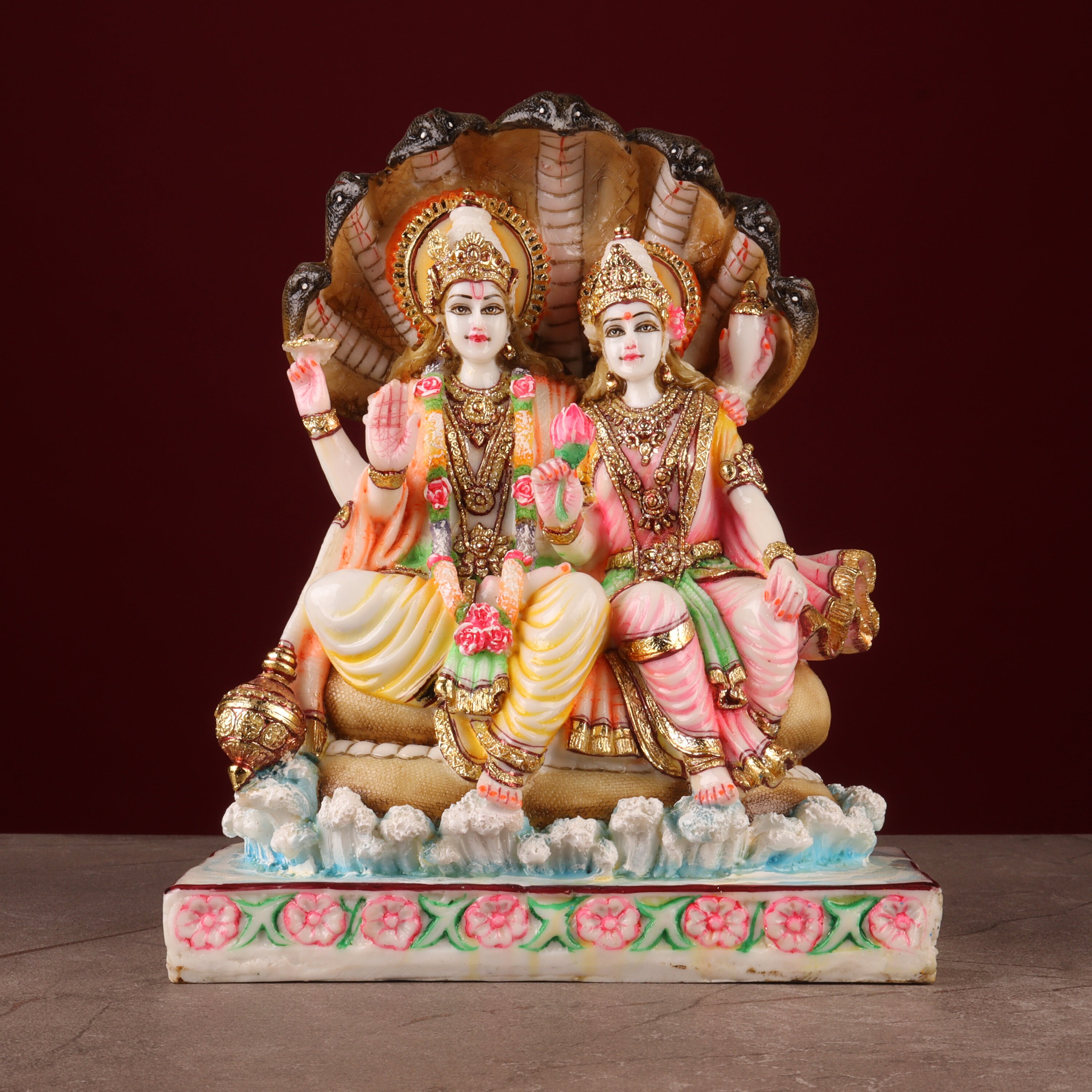 Lord Vishnu Lakshmi 10' Statue Marble Dust Bhagwan - Etsy Denmark Lord Vishnu Lakshmi 10' Statue Marble Dust Bhagwan - Etsy Denmark
