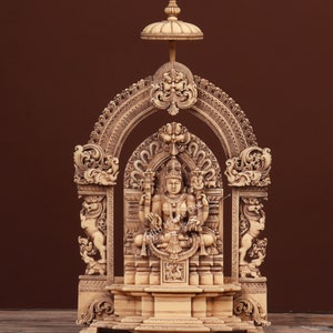 Laxmi Goddess Statue - Devi Padma Idol - Ma Lakshmi Idol - Maa Kamala Sculpture - Goddess Of Wealth - Indian Goddess Of Fortune Deity - Gift