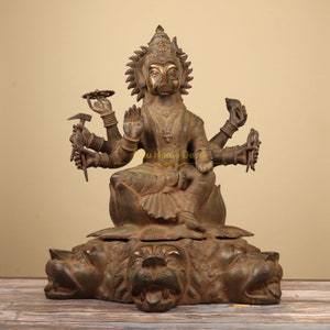 Varahi Devi Statue - Barahi Ma Sculpture - Matrikas - Dandini Devi - Shakti - Tantric Goddess - Hindu Goddess Deity - The Buddhisht Goddess