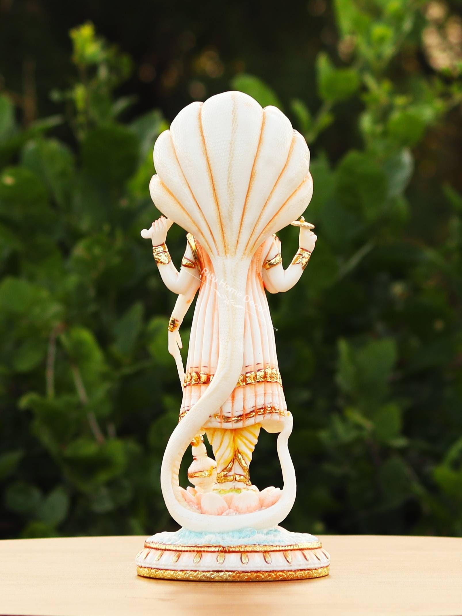 Lord Vishnu Lakshmi Idol Narayana Laxmi Figurine Etsy