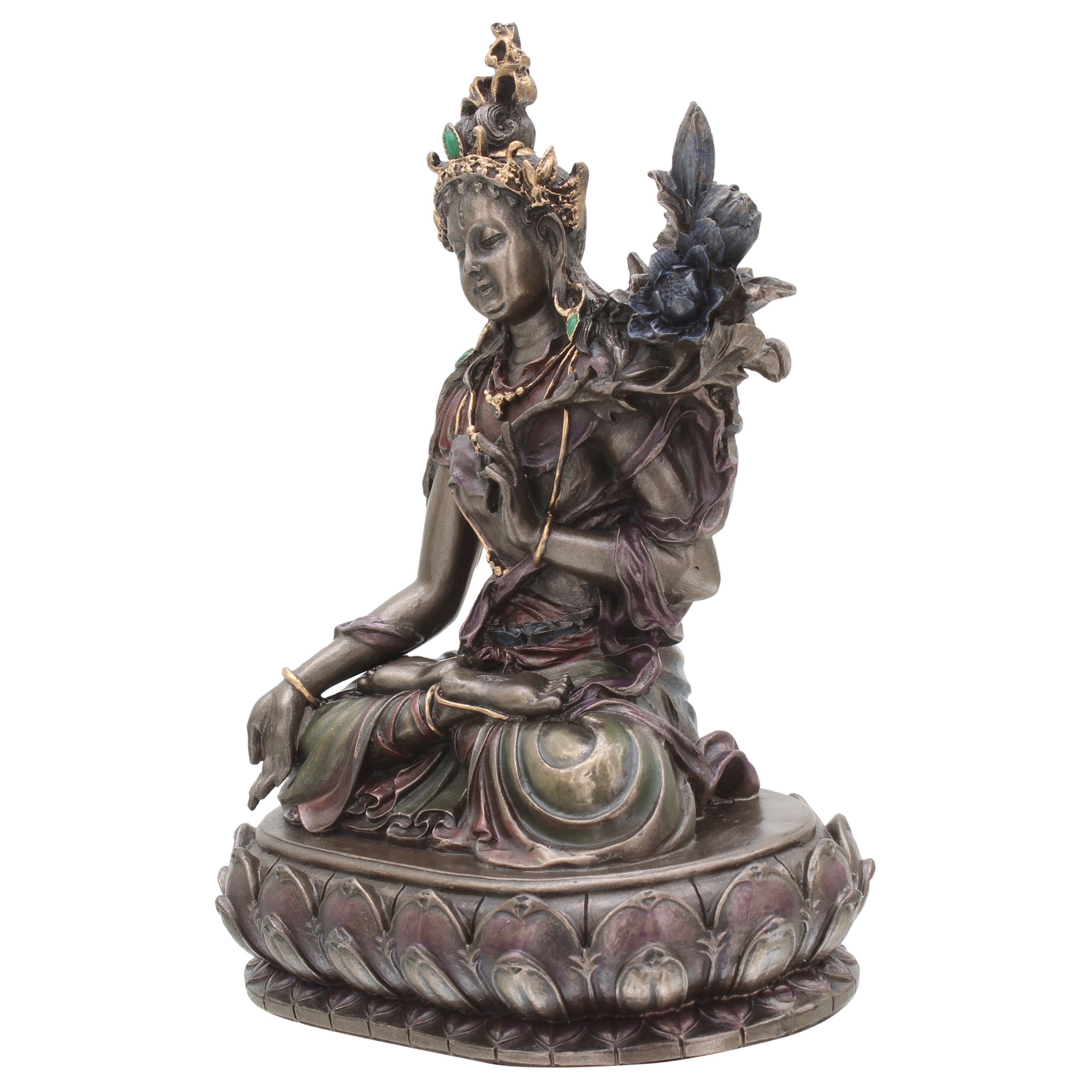 ターラ女神像 – ポリレジン製女性仏像、仏教装飾品 - Etsy 日本