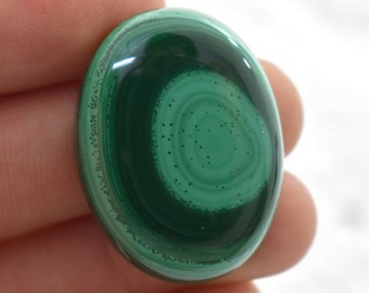 green gemstone 44x26x4 Natural Malachite loose cabochon Flat back cabochon #G9304 hand polished
