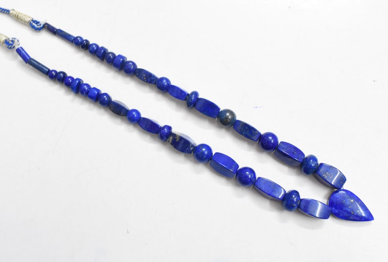 Natural LapisLazuli Necklace,LapisLazuli Faceted necklace,Blue Lapislazuli Necklace,LapisLazuli Bead Necklace,LapisLazuli Handmade Necklace