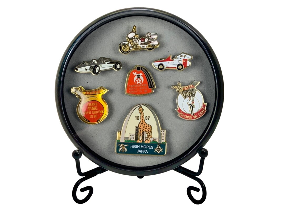 Kudos Pin Display Case With Stand Shadow Box for Lapel Pin, Collector