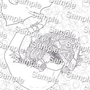 5 Mermaid Coloring Pages