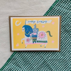 Risograph Greetings Cards - A6 Greeting Card