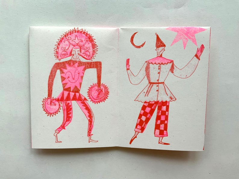 Avant-Garde Ballet Costumes Risograph Zine image 5