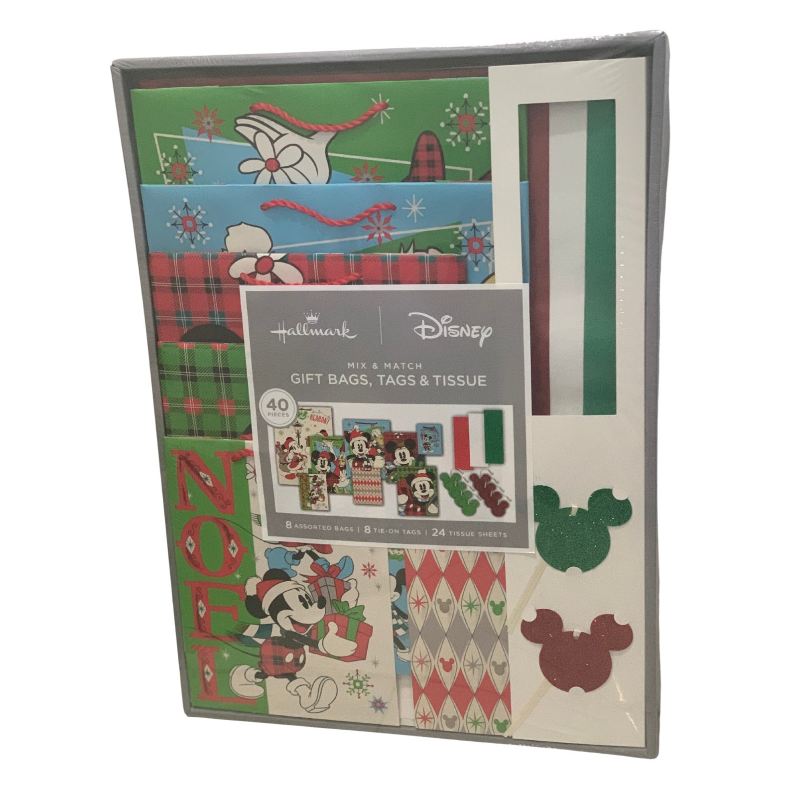 Hallmark Disney Mickey Gift Bag Bundle Christmas Gift Bags Etsy