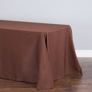 90 X 156 IN. Rectangle Polyester Tablecloth Oblong Wedding Baby Shower ...