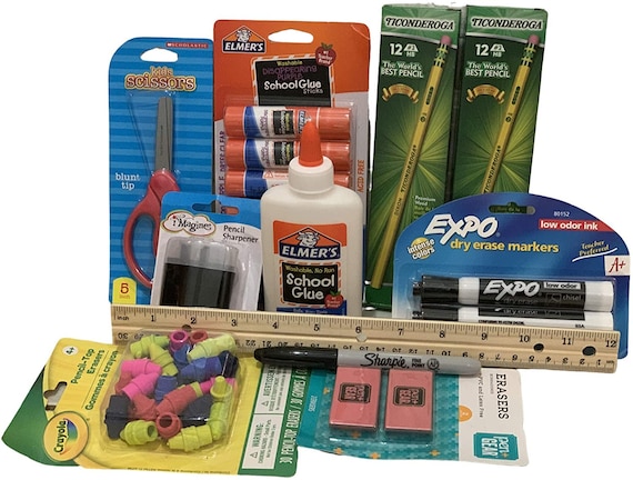 Back to School Supplies, Back to School Supply Box Grades K-5, Back to  School Bundle 19 Items Elementary School Supplies Bundle, 