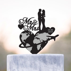 Destination wedding cake topper,destination wedding,Travel wedding cake topper,travel theme wedding cake topper,travel cake topper,a1